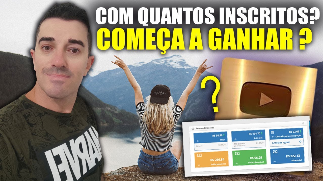 Com Quantos Inscritos se Ganha Dinheiro no Youtube 🤑 Será que é só com 1000 apenas? 🧐
