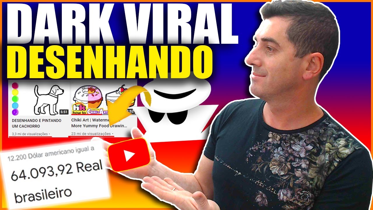 [ Saiu! ] Canal DARK 🟥 R$ 21,361,14 Por mês DESENHANDO ✒ É Simples