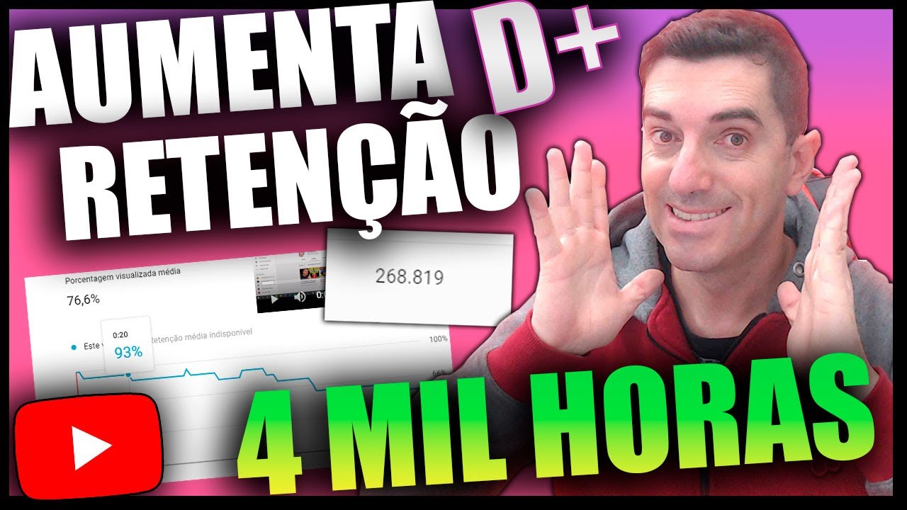 [ Garantido! ] Como Aumentar a Retenção dos Videos e Crescer no Youtube Conseguir as 4 mil horas