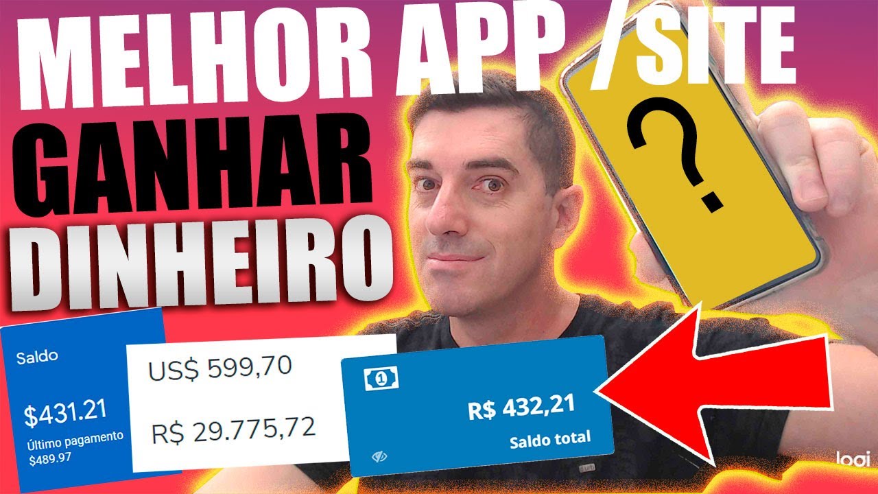 O Melhor Site [ APP ] 🏁 Para Ganhar Dinheiro na Internet