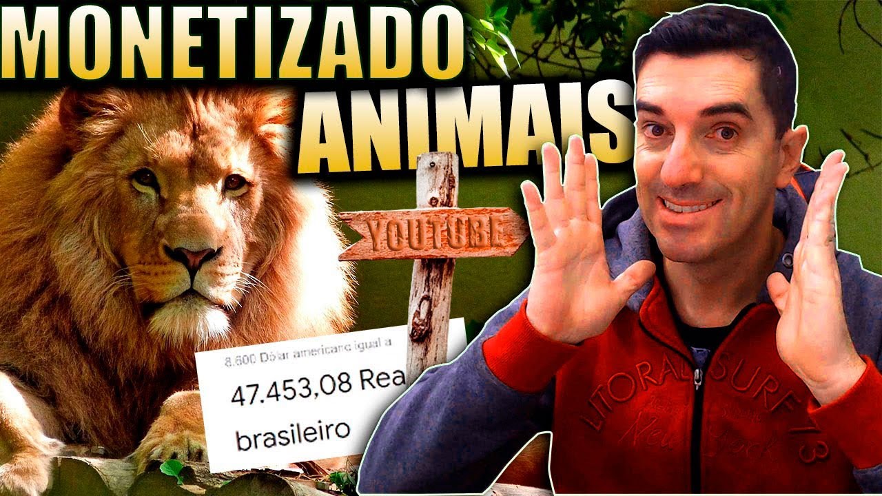 [ 47.000 Por mês ] Com Canal Dark Gringo Nicho de Animais Selvagens INCRÍVEL